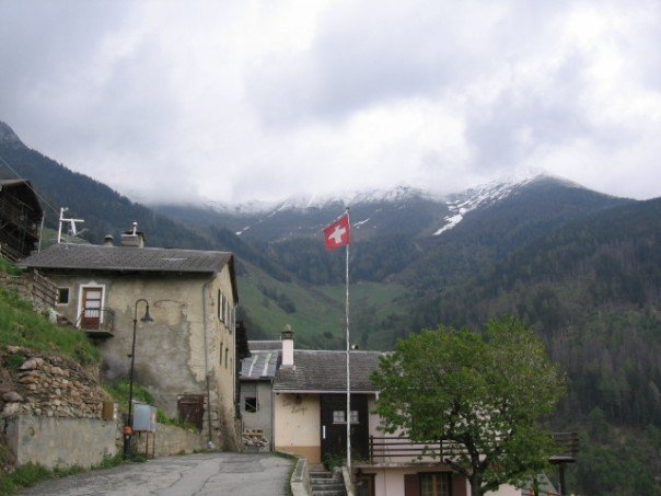 Bandera de Suiza - Orsières, Suiza
