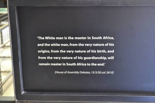 Museo del Apartheid en Johannesburgo, Sudáfrica