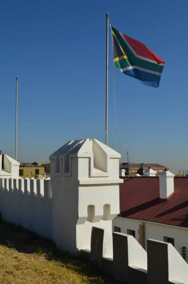 Antiguo fuerte militar construido durante el Apartheid en Constitution Hill