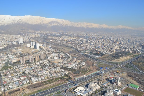 Teherán vista desde la Torre Milad