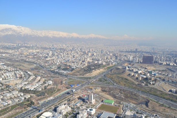 Teherán vista desde la Torre Milad