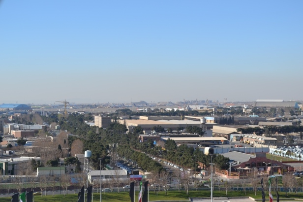 Teherán vista desde la Torre Azadí