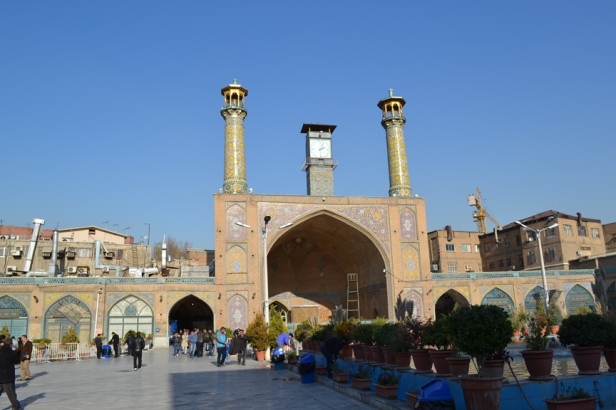Mezquita en el interior del Gran Bazar de Teherán