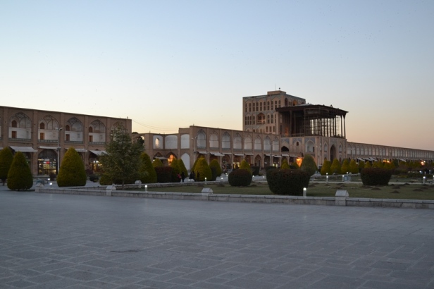 Palacio Ali Qapu en la Plaza Naqsh-e Jahan en Isfahán, Irán