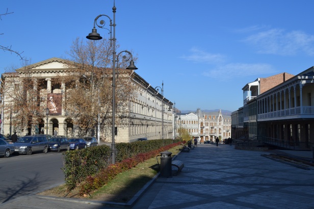 En las calles de Tbilisi, Georgia